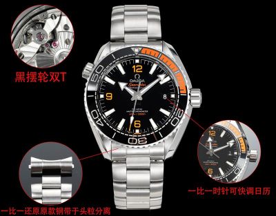 Omega Planet Ocean Bezel Swap 600M for Diving 43.5MM 316L Steel Watch